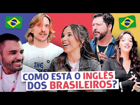 Os YOUTUBERS BRASILEIROS sabem falar INGLÊS? (vídeo 100% em inglês!)