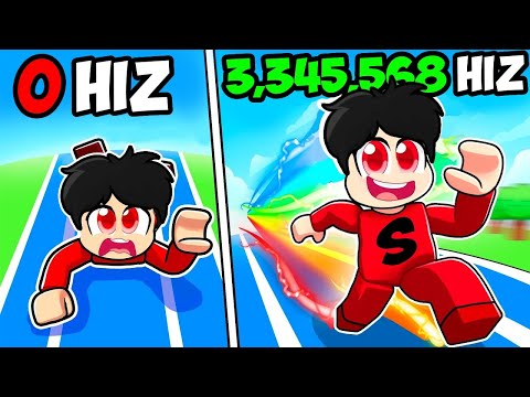 Roblox'ta EN HIZLI olmak için 3.376.916 KM koştum !!