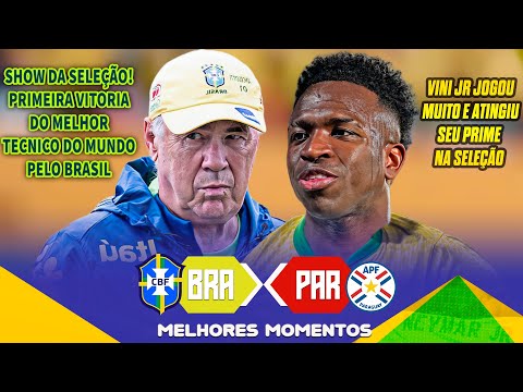 Brasil 1 x 0 Paraguai I Melhores Momentos - Eliminatorias 2025