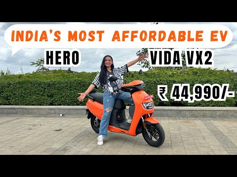 India’s Most Affordable Smart EV SCOOTER ? HERO VIDA VX2 Starts at ₹44,990!