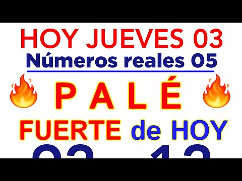 Éste PALÉ y SÚPER que MÁS SALEN hoy JUEVES 03 de JULIO/ PALÉ y SÚPER que VAN a SALIR hoy/PALÉ de HOY