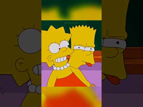 2 têtes pour 1 seul corps 😱 | S25.E02 | #thesimpsons #simpsons #bartsimpson #homer #shorts