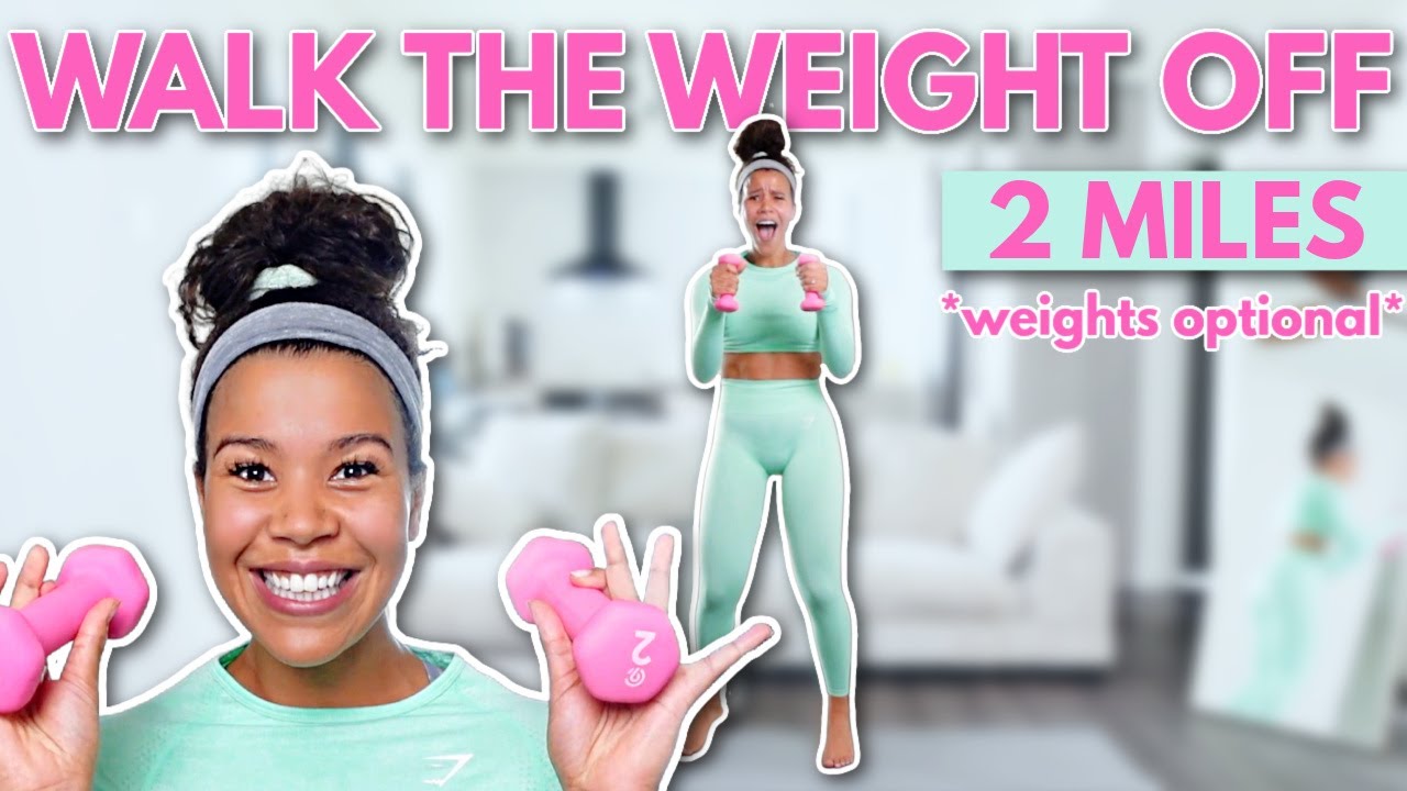 2 MILE FAST WALK At Home - Fitness Videos growwithjo - Grow with Jo