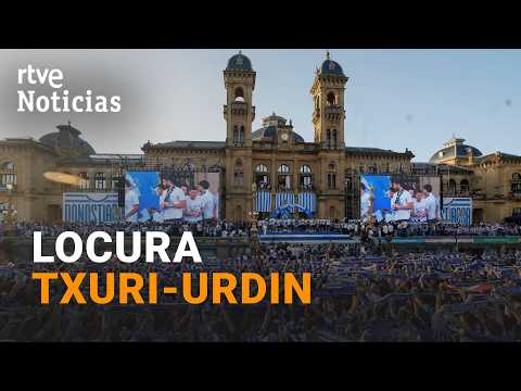 COPA DEL REY | SAN SEBASTIÁN sale a la CALLE para CELEBRAR el 4º TÍTULO de la REAL SOCIEDAD | RTVE