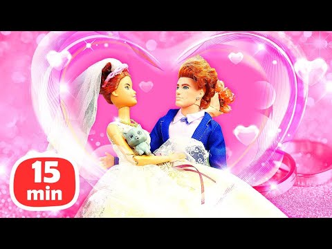 👰💖🤵 Il matrimonio perfetto di Barbie e Ken! Giochiamo con le bambole Barbie nel video per bambini