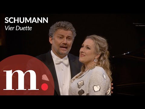 Diana Damrau & Jonas Kaufmann perform Schumann's lovely Vier Duette "Er und sie"