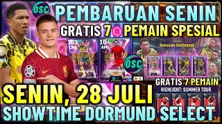 GRATIS 7 KARTU SPESIAL ! PEMBARUAN SENIN 28 JULI, RESMI SHOWTIME SUMMAR TRANSFER & DORMUND SELECTION