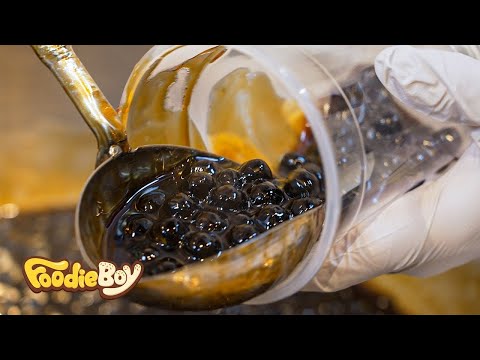 5 Way Bubble Tea Recipe (Original, Brown Sugar, Strawberry, Matcha, Cotton Candy)