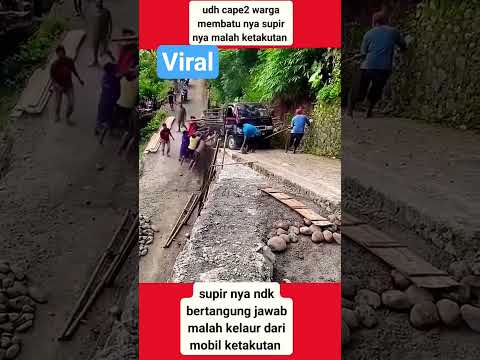 detik detik sopir panik dan lompat #shortsvideo #viralvideo #ngakak #movie