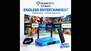 SuperBOX S6 Max: Stream Movies, TV, Sports & Live Channels Anywhere!