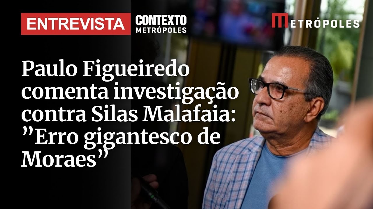 Paulo Figueiredo comenta investigação contra Silas Malafaia Erro gigantesco de Moraes