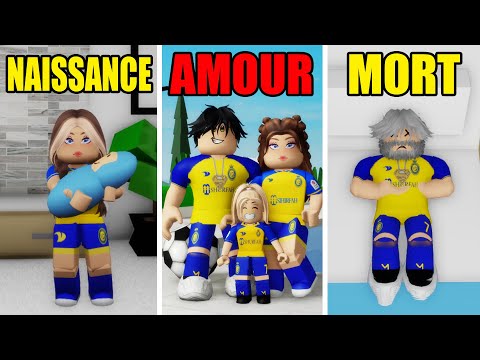 DE LA NAISSANCE À LA MORT EN FOOTBALLEUR SUR BROOKHAVEN ! ROBLOX