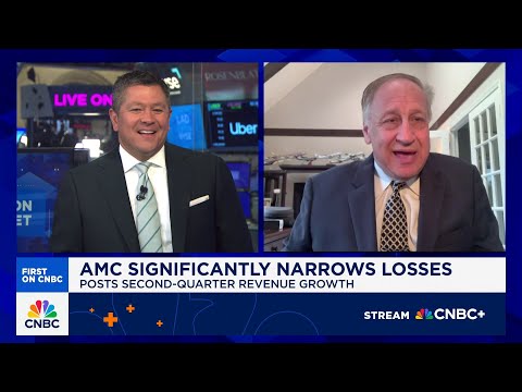YouTube video thumbnail: AMC CEO: Earnings Show the Movie Industry is Finally Back