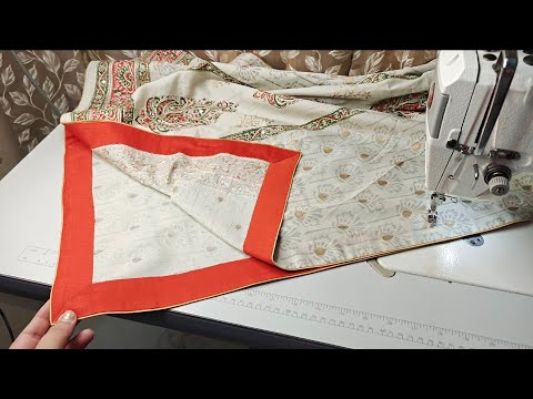 Kurti के चाक और दामन पर Fabric Patti लगाने का बेहद आसान तरीका / How to attach patti on Kurti slits