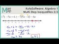 Exploring Multi-Step Inequalities in Algebra 1