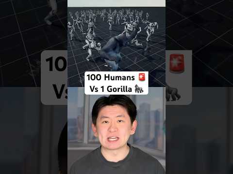 Why can’t a gorilla win against 100 humans