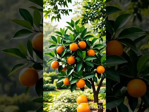 की सान ओर नारिगी का पेड़ 🌳🌿 #motivation