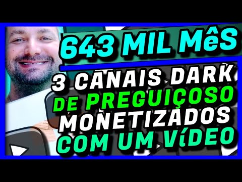 🚀NOVO NICHO NESSE IDIOMA MONETIZANDO COM UM VÍDEO CANAIS DARK EM VÁRIOS PAÍSES│COM RPM $15 DÓLARES