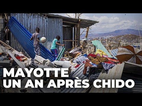 Mayotte, "toujours dans l'urgence" un an après le cyclone Chido