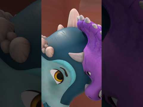 ¡Pelea de dinosaurios! | Dino Ranch Español  #dinosaurios #dinoranch #dinosaur #dino