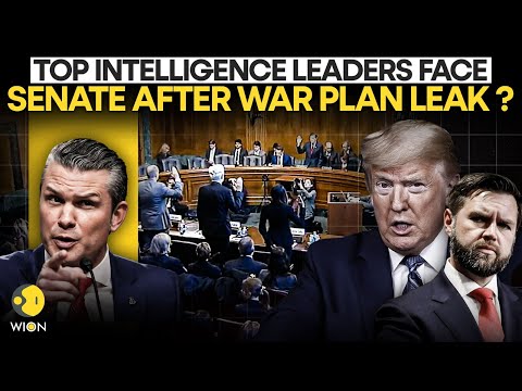 Trump's Top Intelligence Chiefs Face Senate Wrath After Leaked War Plans? | Pete Hegseth LIVE | WION