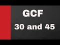 Understanding the Greatest Common Factor (GCF)