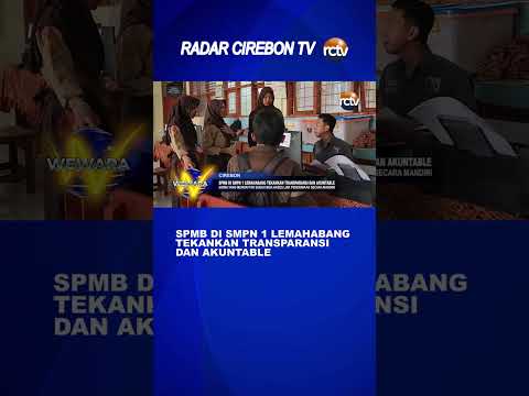 SPMB di SMPN 1 Lemahabang Tekankan Transparansi dan Akuntable