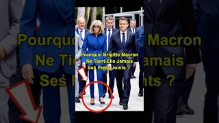 Pourquoi Brigitte Macron ne tient-elle jamais ses pieds joints ? Trois détails suggèrent qu’elle