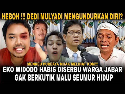 TRAGIS!! EKO WIDODO DI SERANG WARGA JABAR!! KDM MENGUDURKAN DIRI?!! PURBAYA MUAK MELIHAT KDM!!