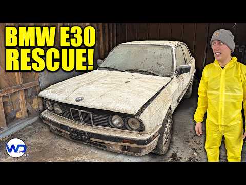 ABANDONED BMW E30 Coupe Gets First Detail In 30 Years!