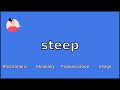Understanding the Word 'Steep'