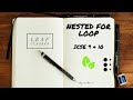 Nested Loops and Patterns in Programming