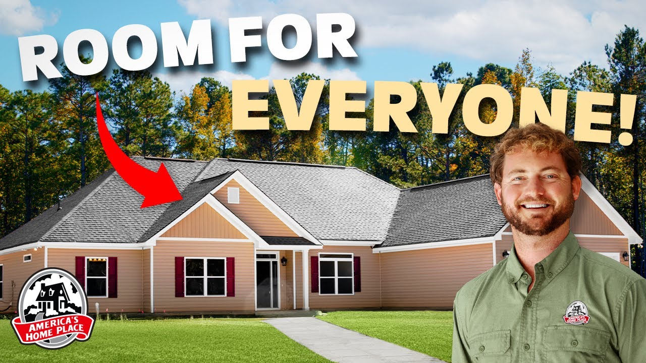 Room for EVERYONE in this Brookwood Modern Farmhouse