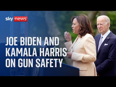 Watch live: President Joe Biden and Vice President Kamala Harris speech on gun safety