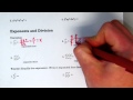 Dividing and Simplifying Exponents
