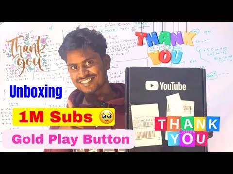 Finally Received Gold Play Button ❤️‍🩹 - Thank For 1M Subs ❤️‍🩹🤩 Unboxing Kalvi Mini