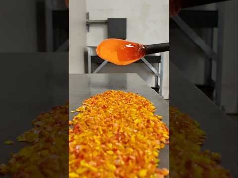 "Ever Seen a Pumpkin Like THIS? 🍂 #glassblowing #glassart #satisfying