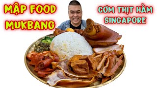 Mukbang Dĩa Cơm Thịt Hầm Singapore Khổng Lồ Ngon Nhức Cái Nách Và Cái Kết | Mập Food