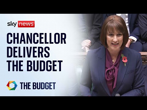 Watch live: Chancellor Rachel Reeves delivers the budget to the Commons