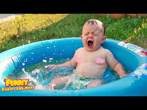 AWW! TROUBLE Babies Fail in the Playground #2 - Funny Baby Videos