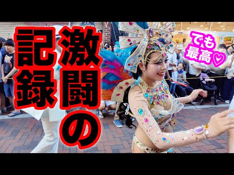 【ノーカット速報】超絶人気のサンバパレード in 平間銀座サマーフェスタ2025　ウニアンのダンサーさん登場! 往路前半