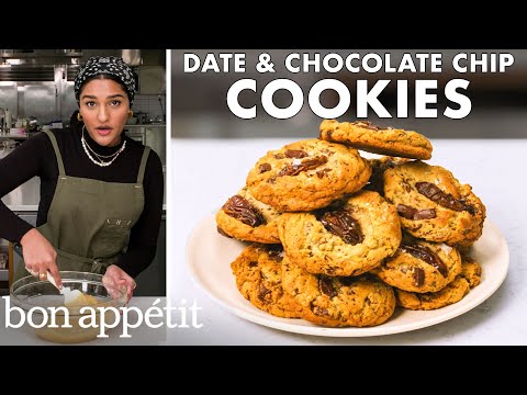 Zaynab Makes Dark Chocolate Chip Cookies With Dates | From The Test Kitchen | Bon Appétit