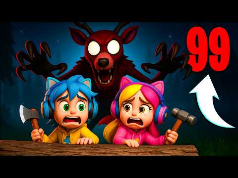 SOBREVIVEMOS 99 NOITES NA FLORESTA? 😱🌲 ROBLOX 99 Nights in the Forest 🔦