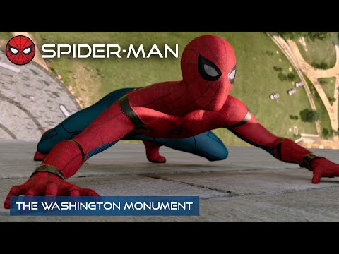 Spider-Man Saves Visitors At The Washington Monument