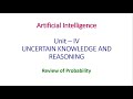 Probability Concepts and Definitions