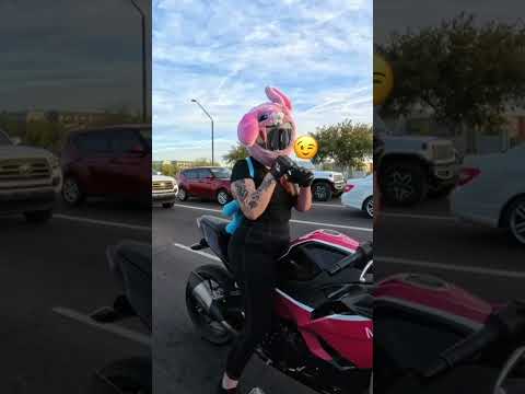 someone translate what she said? #motorcycle #fyp #yamaha #r7 #bikelife #couple #biketok #booktok
