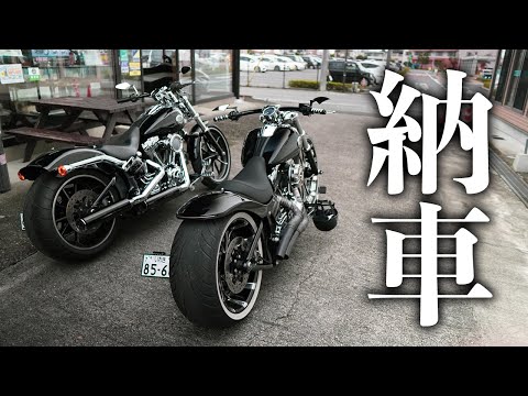 【祝納車】またもやブレイクアウトがやってきた。 / Harley-Davidson FXSB BREAKOUT 2014' 【Motovlog】