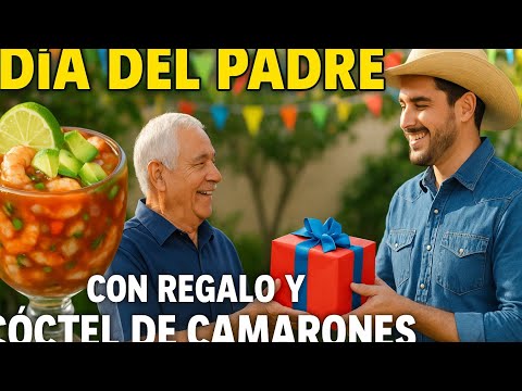 🎉 ¡Festejamos al Viejo con Regalo y Cóctel de Camarones! | Día del Padre al Estilo Norteño 🦐🎁🍻