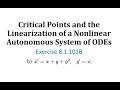 Understanding Critical Points and Linearization