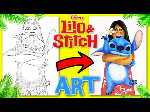 Lilo and Stitch Disney Movie 2025 Art Coloring